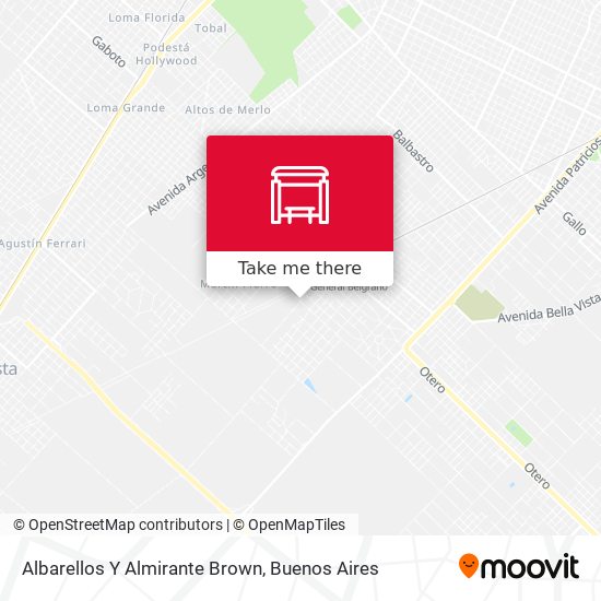 Albarellos Y Almirante Brown map