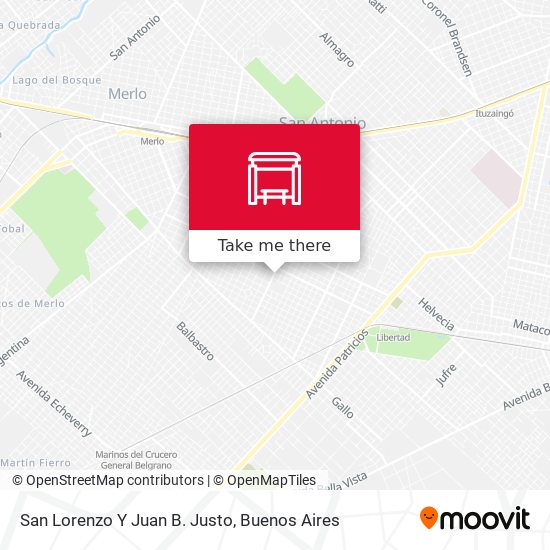 Mapa de San Lorenzo Y Juan B. Justo