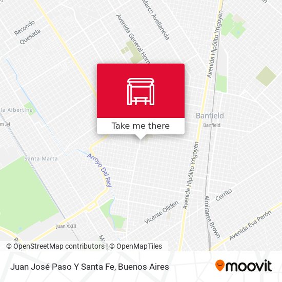 Mapa de Juan José Paso Y Santa Fe