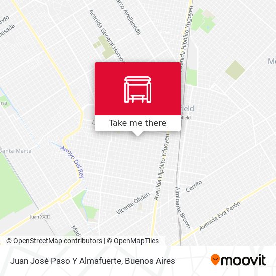 Juan José Paso Y Almafuerte map