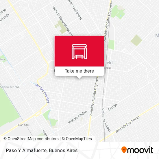 Paso Y Almafuerte map