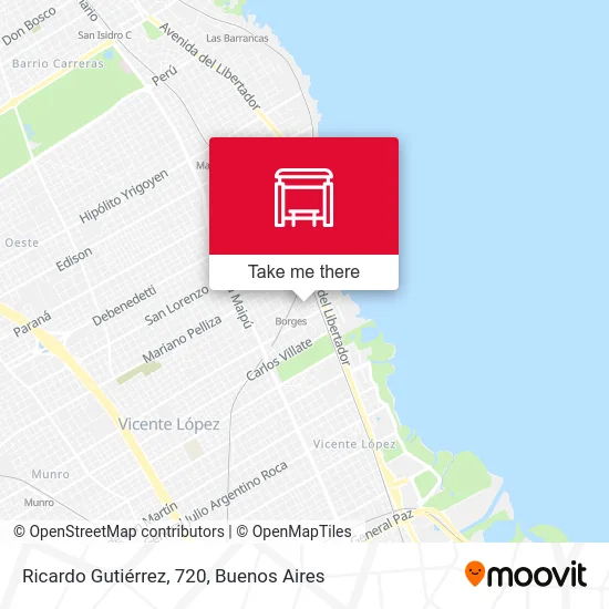 Ricardo Gutiérrez, 720 map