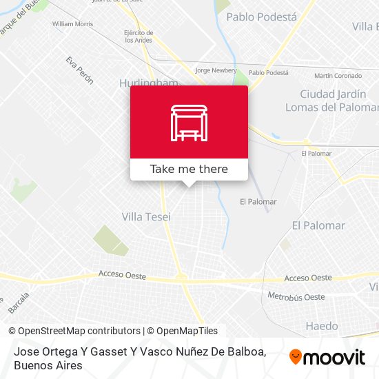 Jose Ortega Y Gasset Y Vasco Nuñez De Balboa map