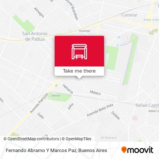 Fernando Abramo Y Marcos Paz map