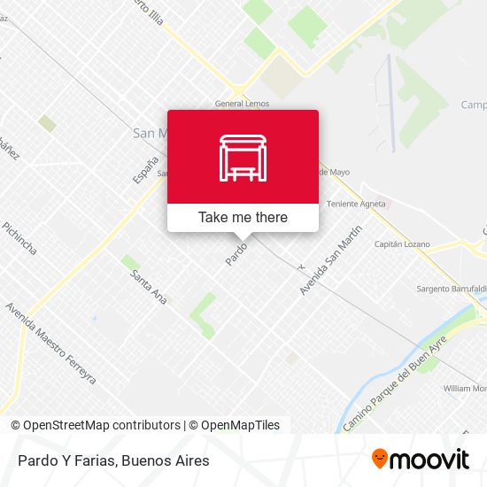 Mapa de Pardo Y Farias