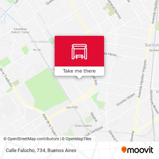 Calle Falucho, 734 map