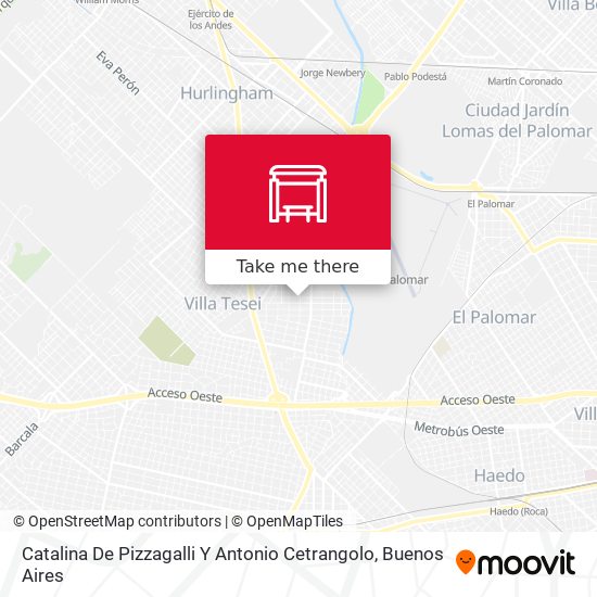Catalina De Pizzagalli Y Antonio Cetrangolo map