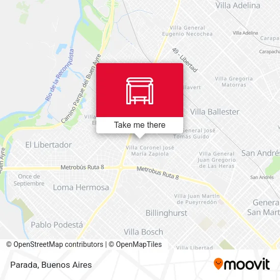 Parada map