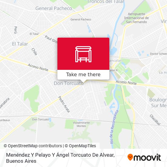 Menéndez Y Pelayo Y Ángel Torcuato De Alvear map