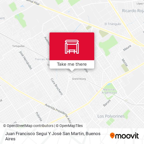 Mapa de Juan Francisco Seguí Y Josè San Martin