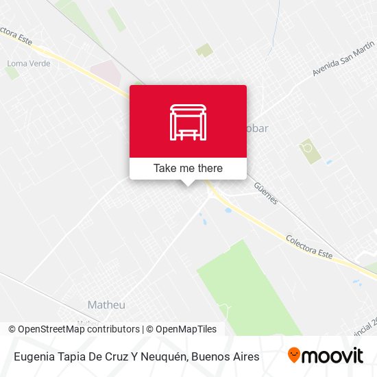 Mapa de Eugenia Tapia De Cruz Y Neuquén