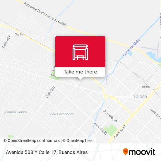 Mapa de Avenida 508 Y Calle 17