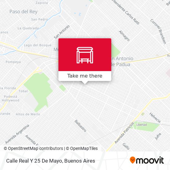 Calle Real Y 25 De Mayo map