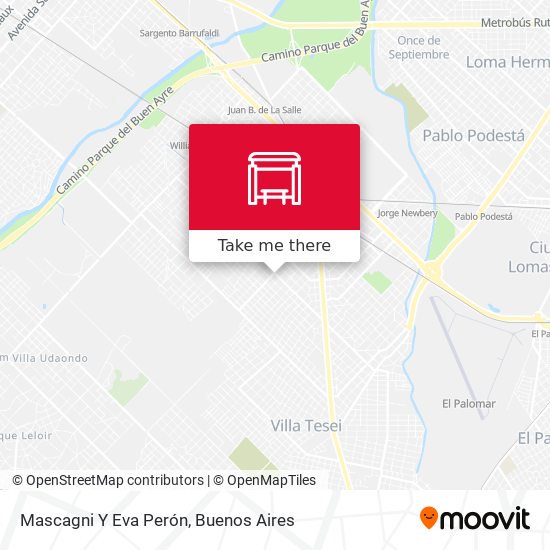 Mascagni Y Eva Perón map