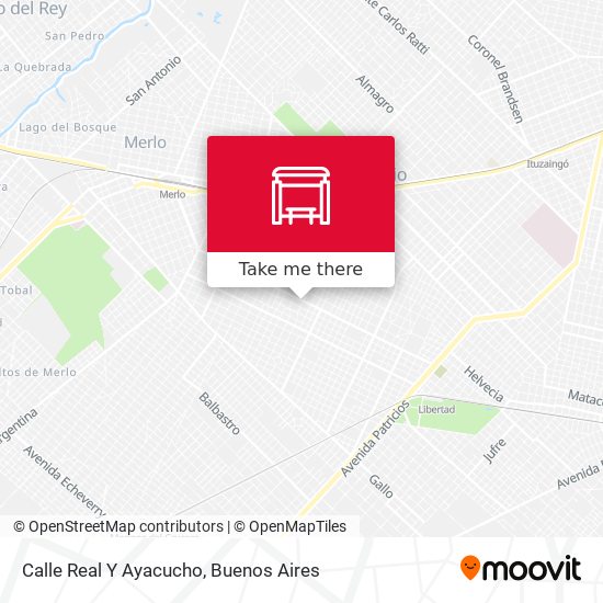 Calle Real Y Ayacucho map