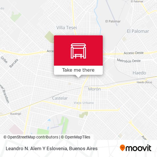 Leandro N. Alem Y Eslovenia map