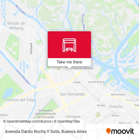 Mapa de Avenida Dardo Rocha Y Solís