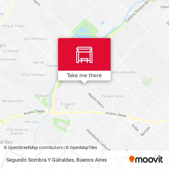 Segundo Sombra Y Güiraldes map