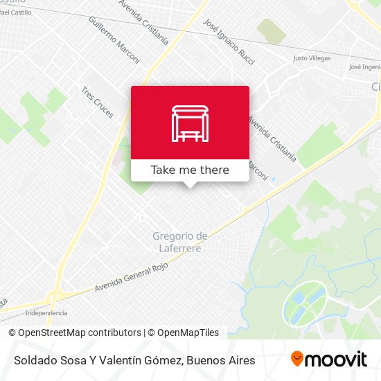 Soldado Sosa Y Valentín Gómez map