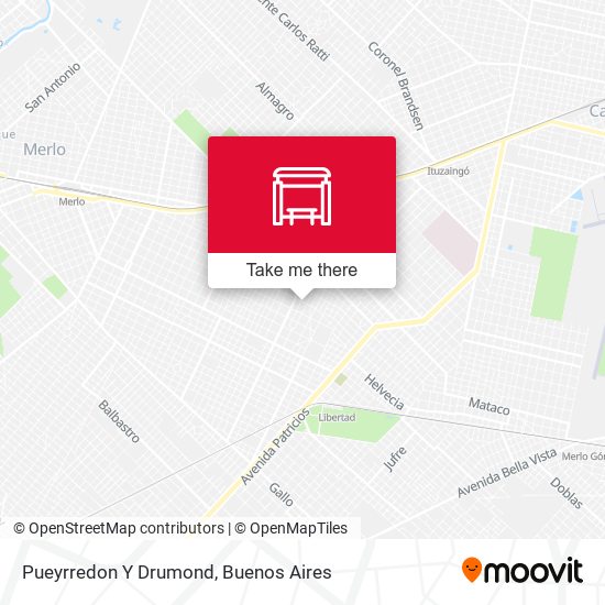 Pueyrredon Y Drumond map