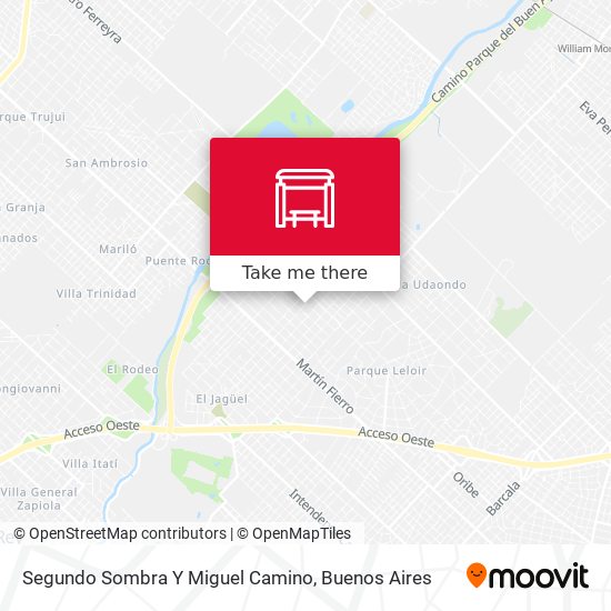 Mapa de Segundo Sombra Y Miguel Camino
