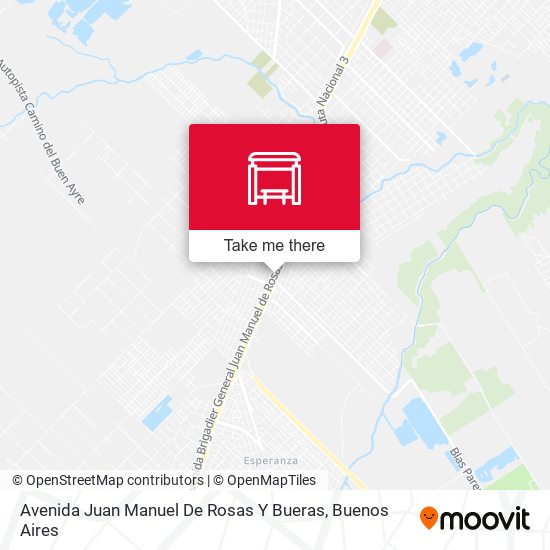 Avenida Juan Manuel De Rosas Y Bueras map