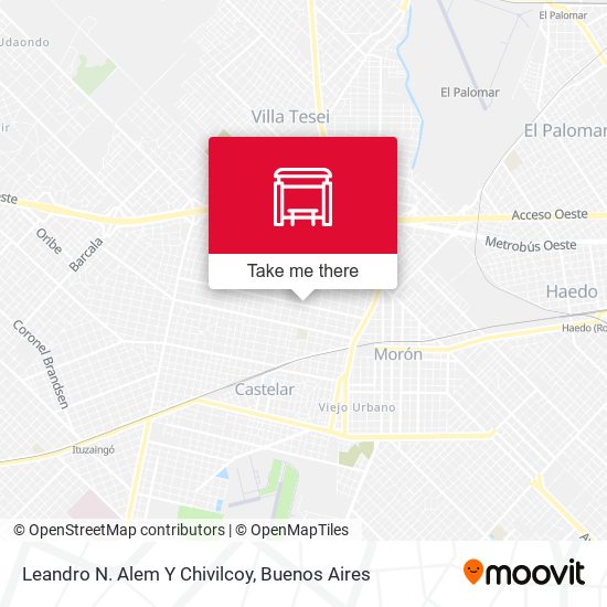 Mapa de Leandro N. Alem Y Chivilcoy