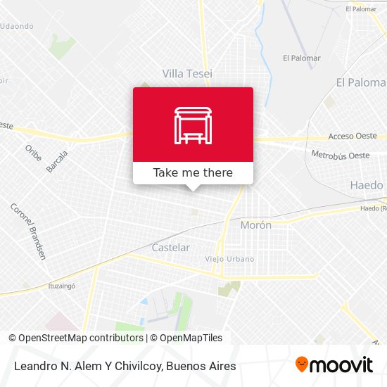 Mapa de Leandro N. Alem Y Chivilcoy