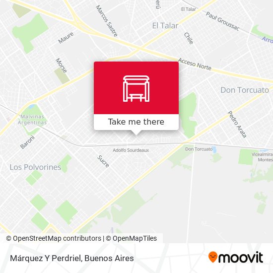 Mapa de Márquez Y Perdriel