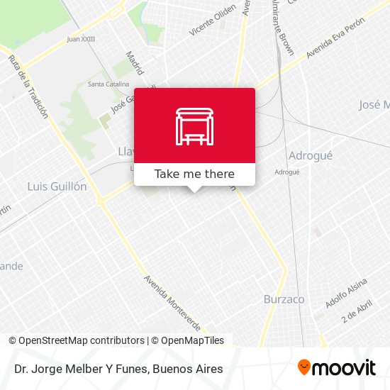 Dr. Jorge Melber Y Funes map