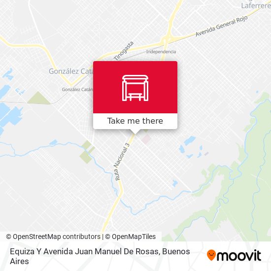 Mapa de Equiza Y Avenida Juan Manuel De Rosas