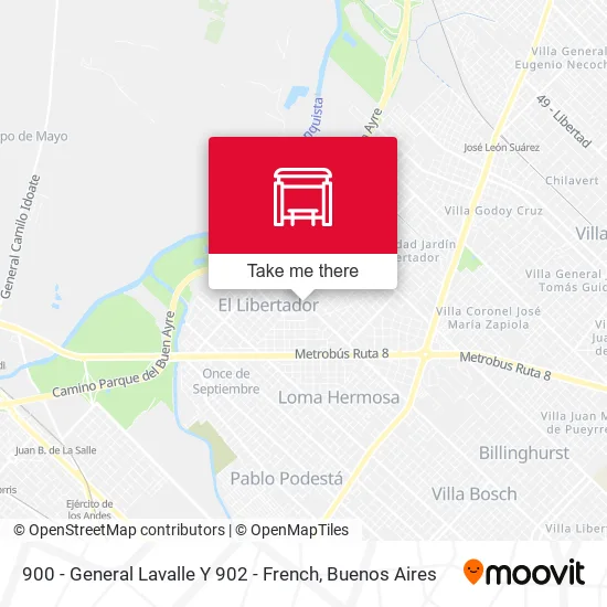 900 - General Lavalle Y 902 - French map
