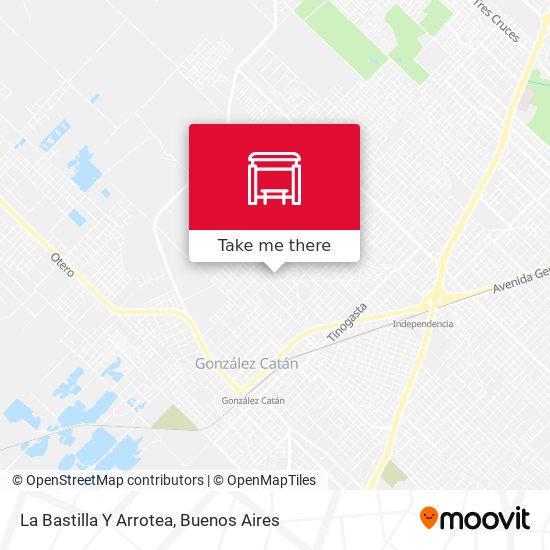 La Bastilla Y Arrotea map