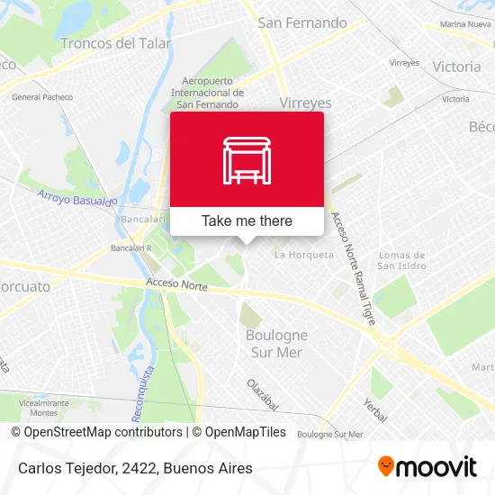 Carlos Tejedor, 2422 map