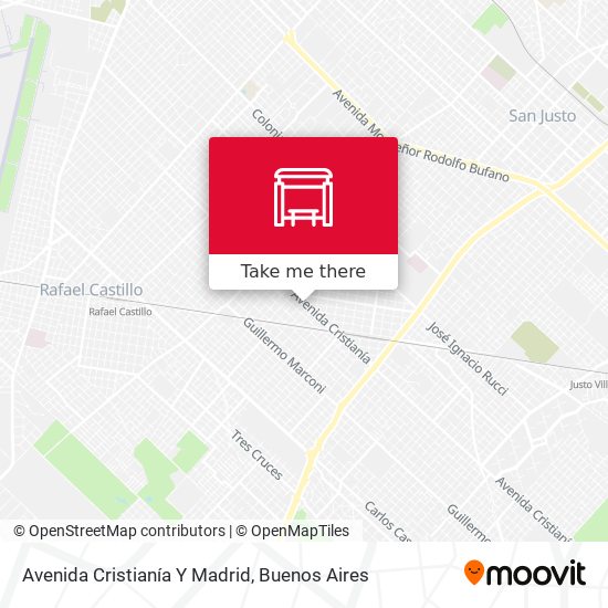 Avenida Cristianía Y Madrid map