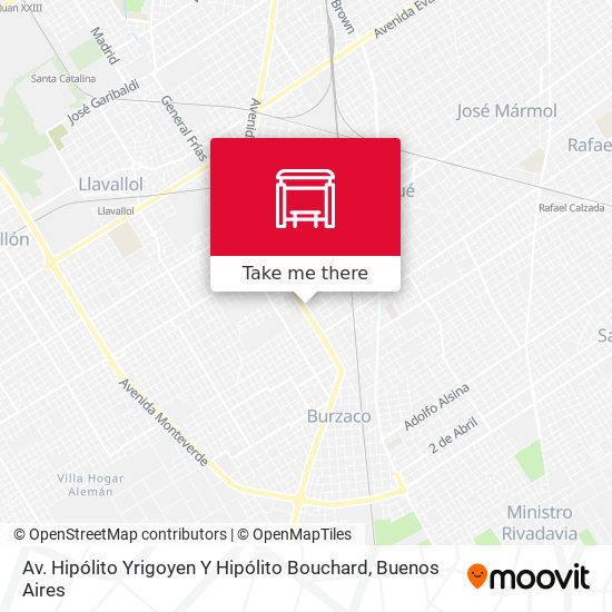 Av. Hipólito Yrigoyen Y Hipólito Bouchard map