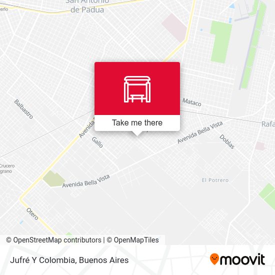 Jufré Y Colombia map