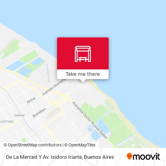 Mapa de De La Merced Y Av. Isidoro Iriarte