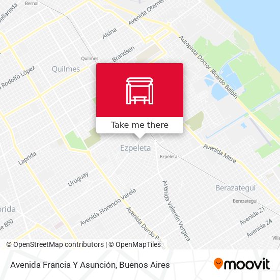 Avenida Francia Y Asunción map