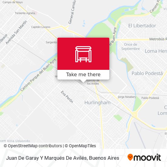 Mapa de Juan De Garay Y Marqués De Avilés