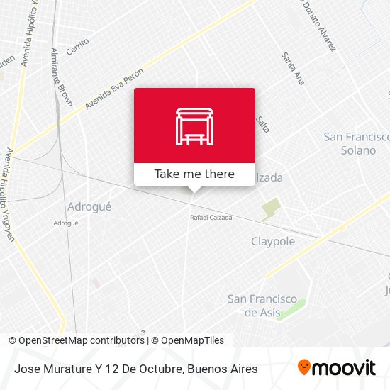 Jose Murature Y 12 De Octubre map