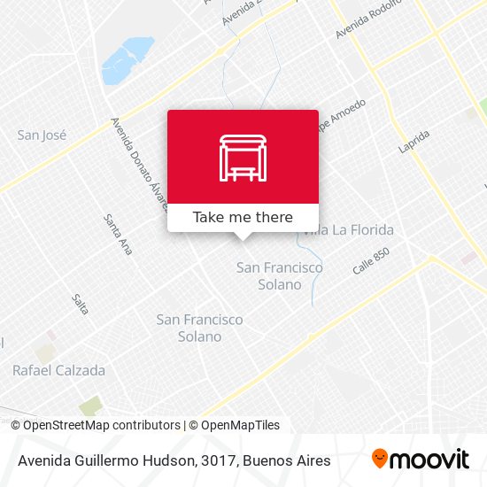 Avenida Guillermo Hudson, 3017 map