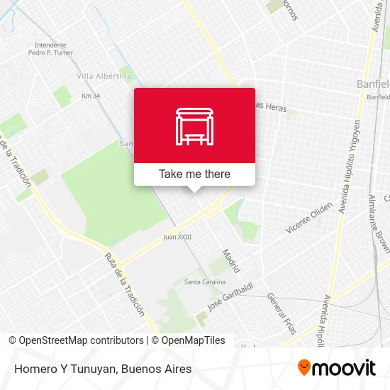 Homero Y Tunuyan map