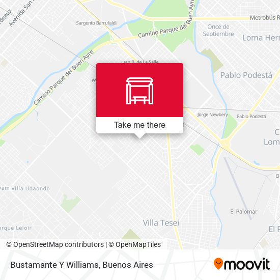 Bustamante Y Williams map