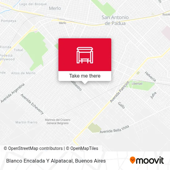 Blanco Encalada Y Alpatacal map