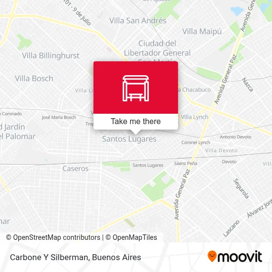 Carbone Y Silberman map