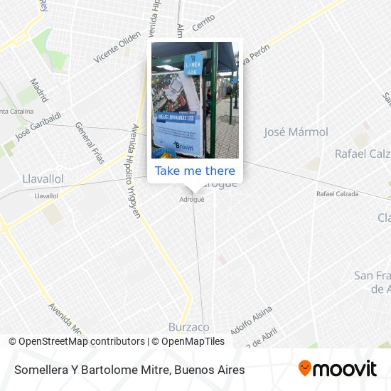 Somellera Y Bartolome Mitre map