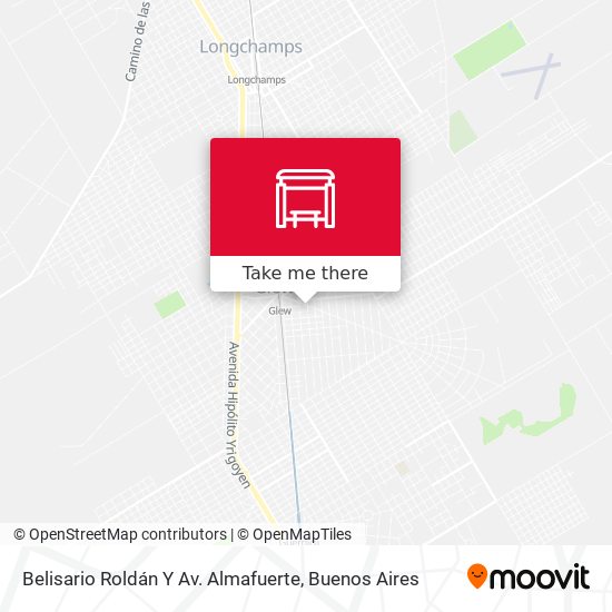 Mapa de Belisario Roldán Y Av. Almafuerte
