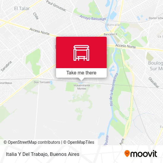 Italia Y Del Trabajo map