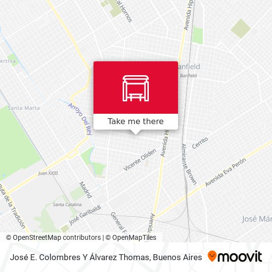 Mapa de José E. Colombres Y Álvarez Thomas
